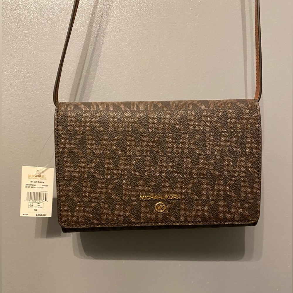 Michael Kors crossbody clutch